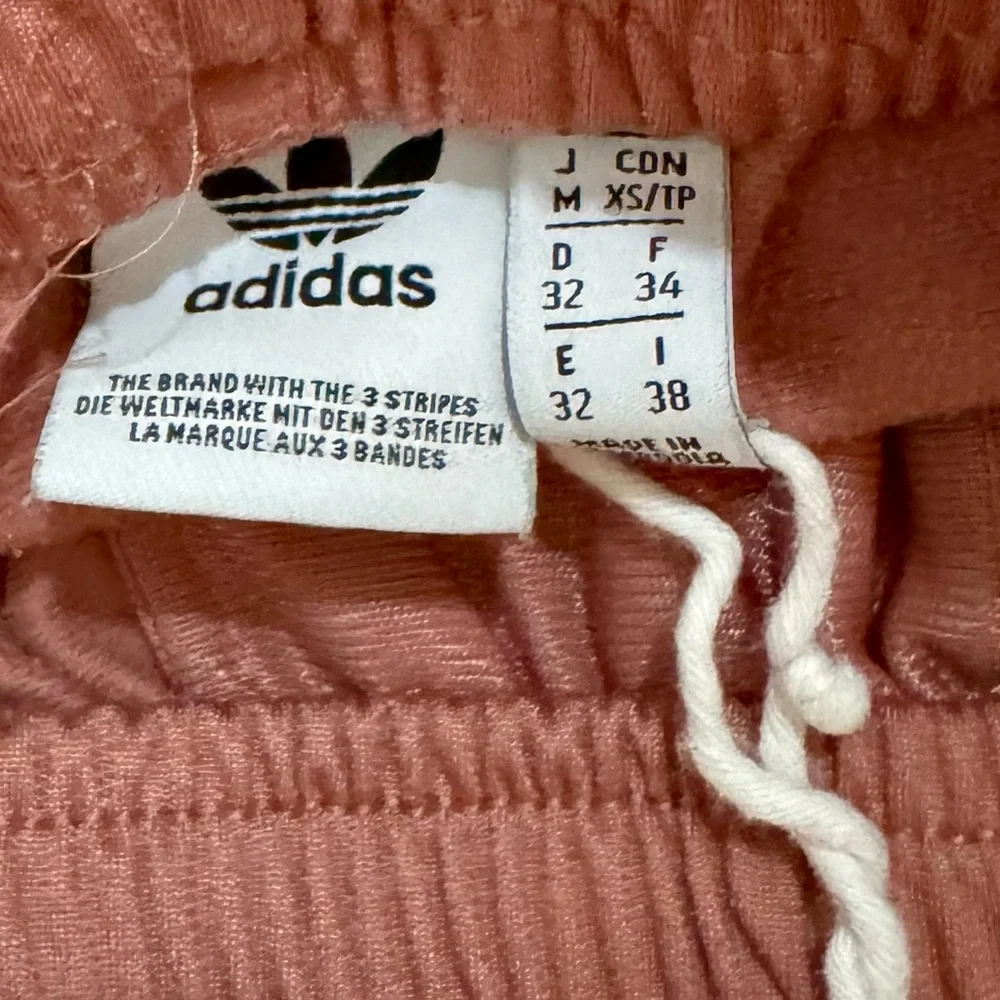 Adidas Pink 3 Stripe Athletic Shorts Trefoil Logo XS